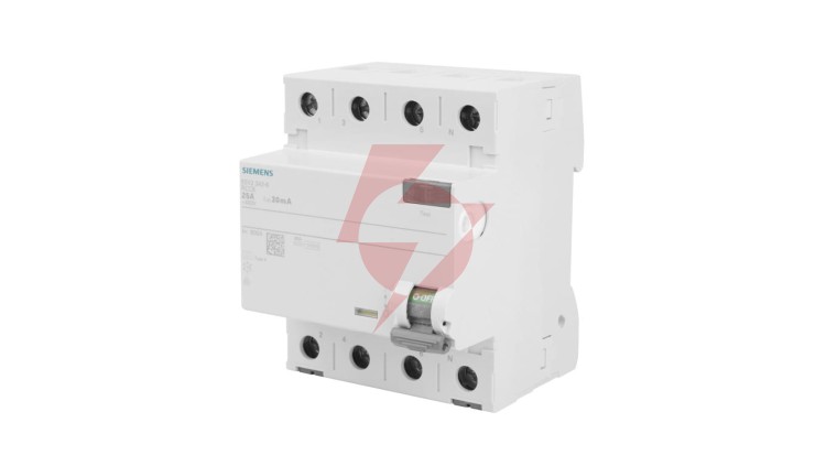 Wyłącznik różnicowoprądowy 4P 25A 0,03A typ A 30mA 230V SENTRON 5SV3342-6