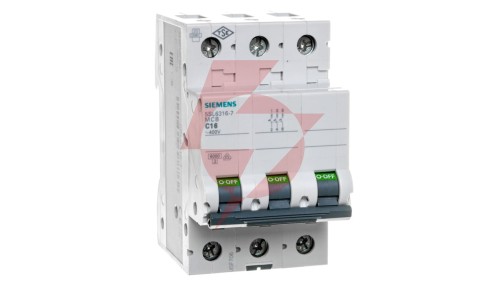 Wyłącznik nadprądowy 3P C 16A 6kA AC SENTRON 5SL6316-7