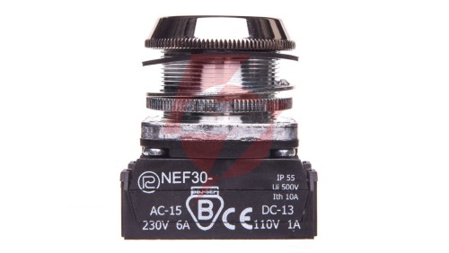 Przycisk sterowniczy 30mm czarny 2Z z samopowrotem W0-NEF30-K 2X S