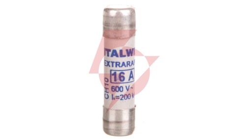 Wkładka bezpiecznikowa cylindryczna 10x38mm 16A aR 600V CH10UQ 002625009