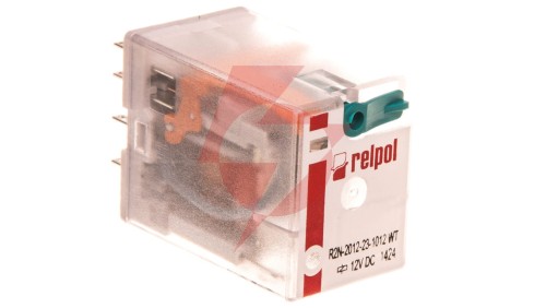 Przekaźnik przemysłowy 2P 12V DC AgNi R2N-2012-23-1012-WT 860939