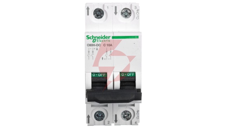 Wyłącznik nadprądowy 2P C 10A 10kA DC C60H-DC Acti9 A9N61528
