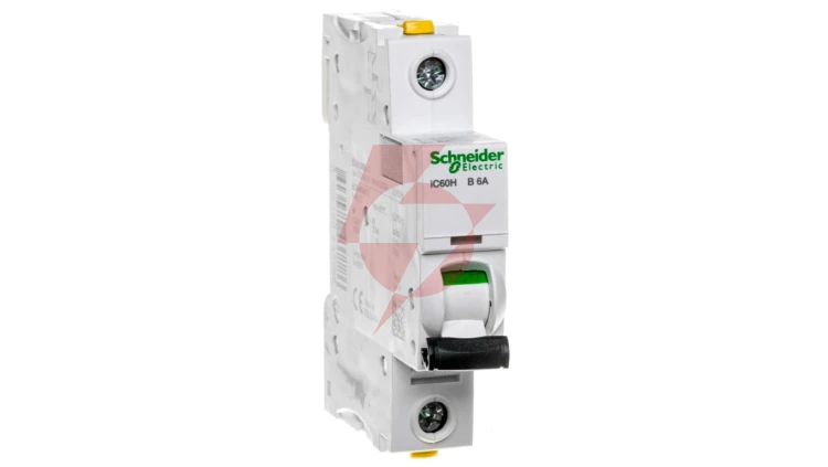 Wyłącznik nadprądowy 1P B 6A 10kA AC iC60H-B6 Acti9 A9F06106