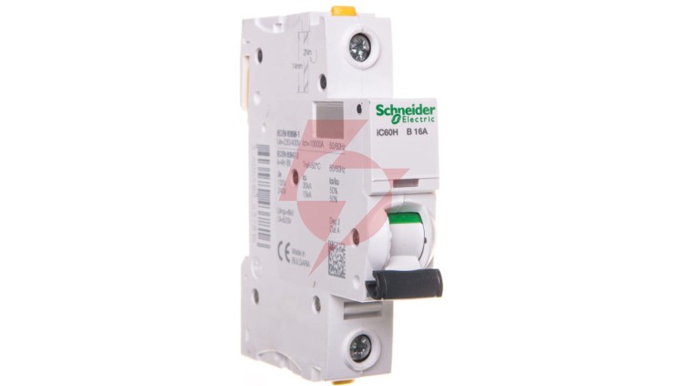 Wyłącznik nadprądowy 1P B 16A 10kA AC iC60H-B16 Acti9 A9F06116