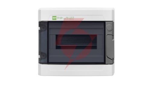 Rozdzielnica hermetyczna EP-LUX natynkowa 1x8 1500V DC 1000V AC PE+N dymny IP65 1961-01