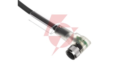 Kabel do czujnika 3P 5m wolny koniec przewodu gniazdo kątowe M8 SAC-3P-5,0-PUR/M 8FR-2L 1671085