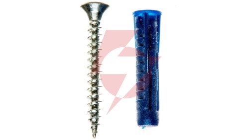 Kołek uniwersalny Rawlplug 5x25 mm z wkrętem 3,5x30 mm do wszystkich typów podłoży 4ALL-05+3530 /50szt./