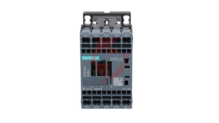 Stycznik mocy 12A 4P 24V DC 0Z 0R S00 3RT2317-2BB40