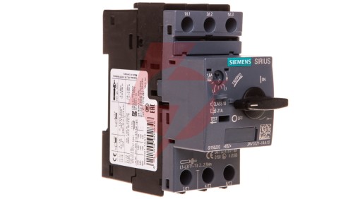 Wyłącznik silnikowy 3P 0,55kW 1,1-1,6A 3RV2021-1AA10