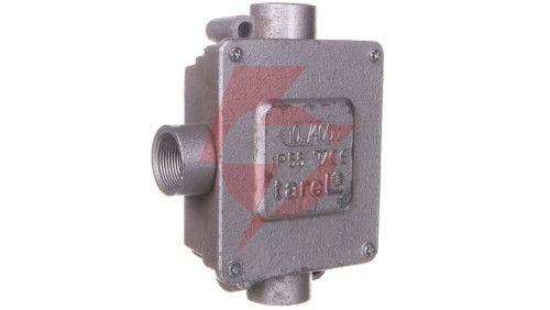 Puszka odgałęźna metalowa 5-torowa 10mm2 3 wejścia IP55 026