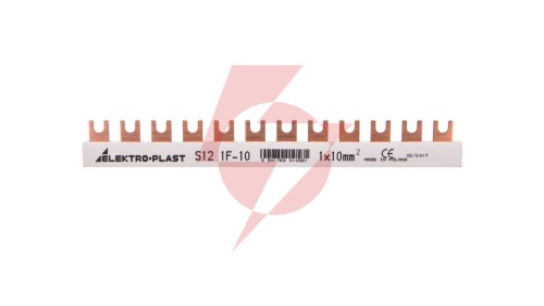 Szyna łączeniowa 1P 63A 10mm2 widełkowa 1F S12 1F-0 45.102