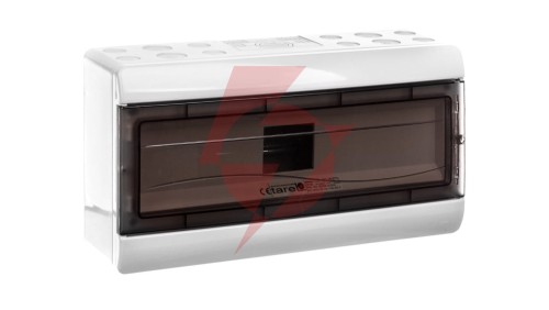 Rozdzielnica modułowa 1x18 natynkowa zaciski PE i N 6x16 +18x10mm2 IP40 6665-118