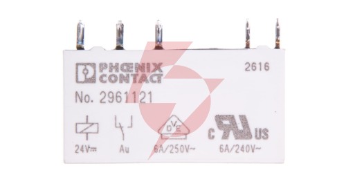 Przekaźnik interfejsowy 1P 6A 24V DC REL-MR- 24DC/21AU AgSnO 2961121