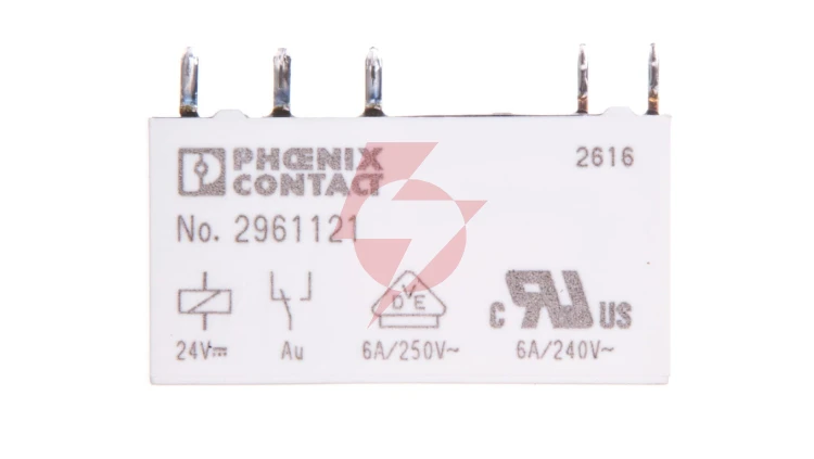 Przekaźnik interfejsowy 1P 6A 24V DC REL-MR- 24DC/21AU AgSnO 2961121