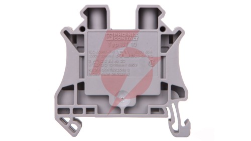 Listwa zaciskowa przepustowa 2-przewodowa 0,5-16mm2 szara UT 10 3044160
