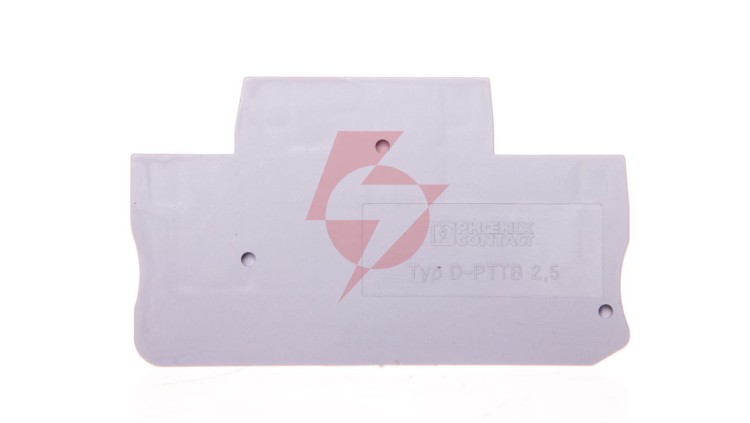 Ścianka końcowa 2,2x68mm szara D-PTTB 2,5 3211634