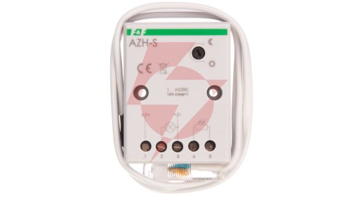 Automat zmierzchowy z zewnętrzną sondą hermetyczną 2-1000lx 12V 16A AZH-S-12V
