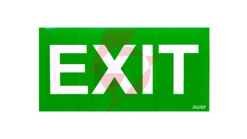 Piktogram PD28 150x300 EXIT logo awex (ISO7010)