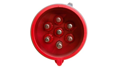 Wtyczka przenośna 32A 7P 400V czerwona IP44 SHARK 027-6V