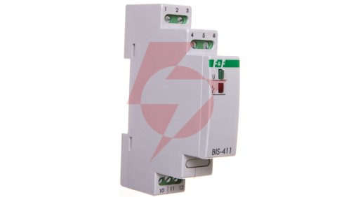 Przekaźnik bistabilny włącz/wyłącz 1P 16A separowany 165-265V AC Inrush BIS-411-LED
