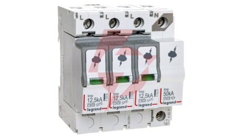Ogranicznik przepięć Typ T1+T2 3P+N 12,5kA 1,5kV ON 300 TT/TNS 412277