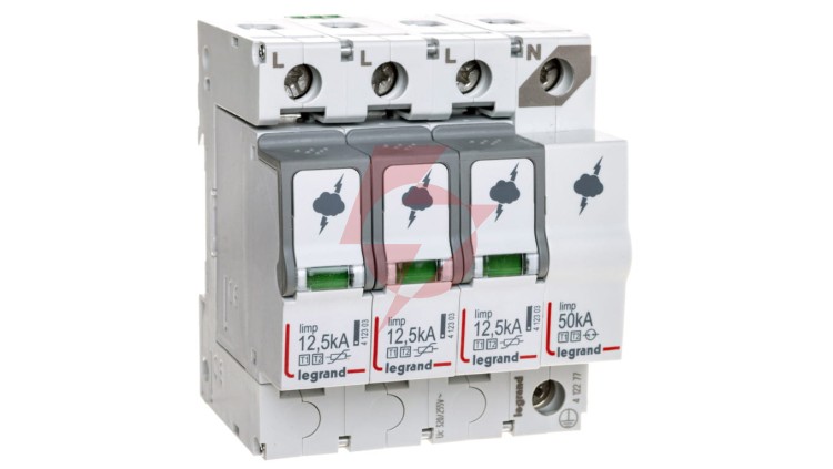 Ogranicznik przepięć Typ T1+T2 3P+N 12,5kA 1,5kV ON 300 TT/TNS 412277