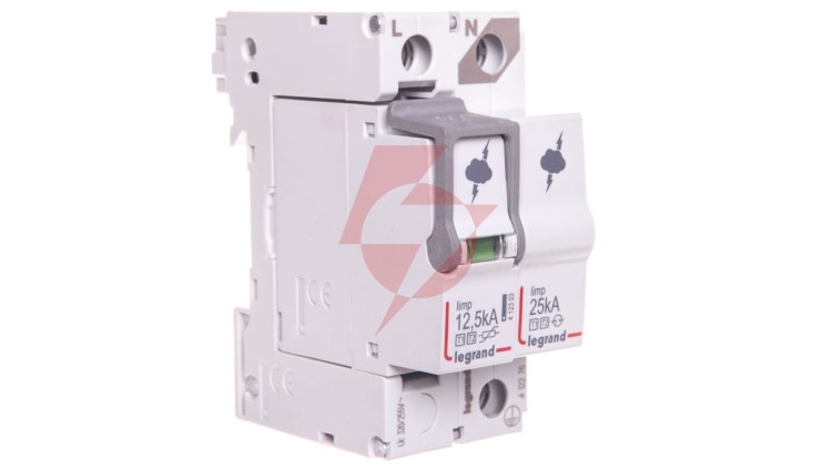 Ogranicznik przepięć Typ T1+T2 1P+N 12,5kA 1,5kV TT/TNS 412276