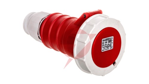 Gniazdo przenośne QUICK-CONNECT TE Plus z zintegrowanym zadławieniem MULTI-GRIP 32A 5p 400V 6h IP67 31247