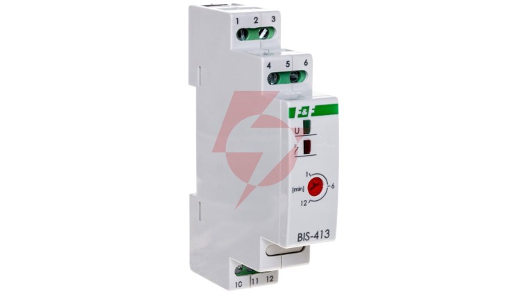 Przekaźnik bistabilny 1P 16A 230V AC Inrush, BIS-413-LED