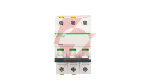 Wyłącznik nadprądowy 3P D 20A 15kA AC iC60H-D20-3 Acti9 A9F08320