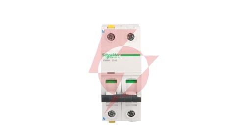 Wyłącznik nadprądowy 1P+N C 2A 10kA AC iC60H-C2-1N Acti9 A9F07602