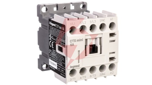 Stycznik mocy 6A 3P 230V AC 0Z 1R CTX3 MINI 417016