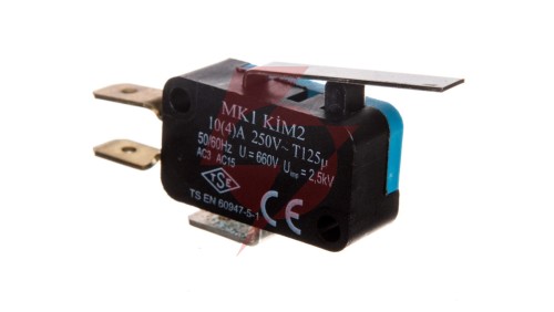 Wyłącznik krańcowy miniaturowy, 1CO, dźwignia średnia, T0-MK1KIM2
