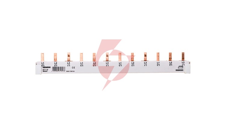 Szyna łączeniowa 3P 10 mm2 sztyftowa 12 modułowa (4x3P) do cięcia (2 zaślepki w komplecie) 5ST3738