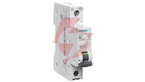 Wyłącznik nadprądowy 1P B 20A 6kA AC SENTRON 5SL6120-6