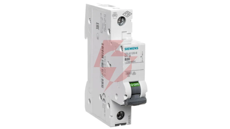 Wyłącznik nadprądowy 1P B 20A 6kA AC SENTRON 5SL6120-6