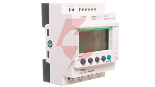 Moduł programowalny ZELIO LE 6we cyfrowych 4wy przekaźnikowe 24V DC RTC/LCD SR3B101BD