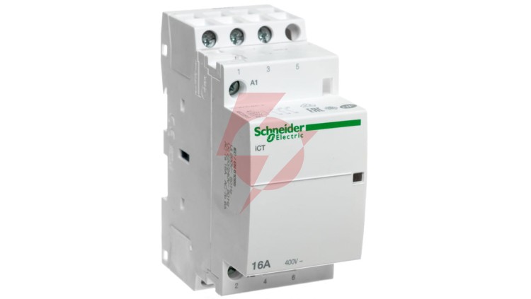 Stycznik modułowy iCT - 3-biegunowy - 3 NO - 16A - 220..240 V AC A9C22813