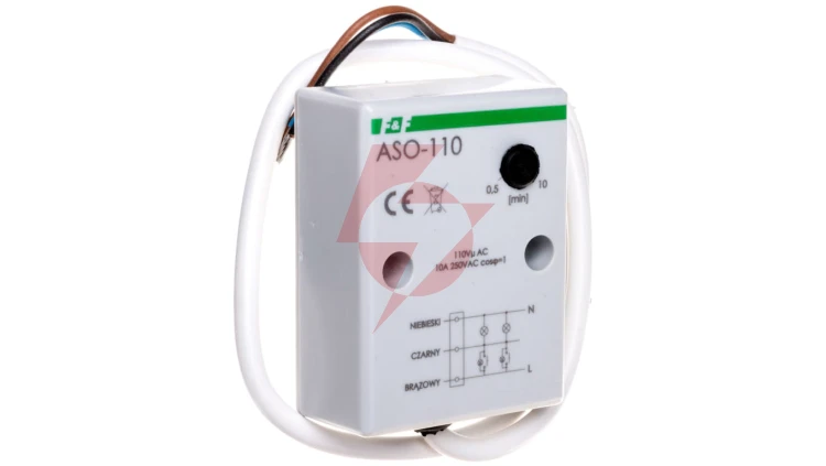 Automat schodowy 10A 0,5-10min 110V z przyłączem kablowym 0,5m ASO-110