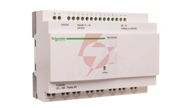 Sterownik programowalny 12 wejść 8 wyjść 24V DC RTC/LCD Zelio SR2D201BD