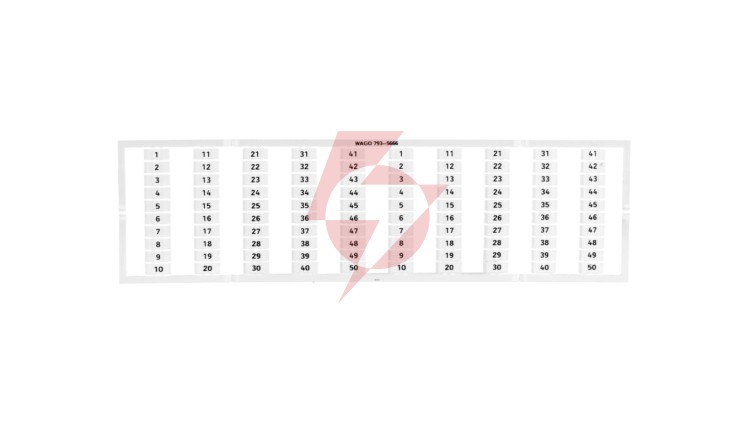 Oznaczniki WMB 2x 1-50 793-5666 /5szt./