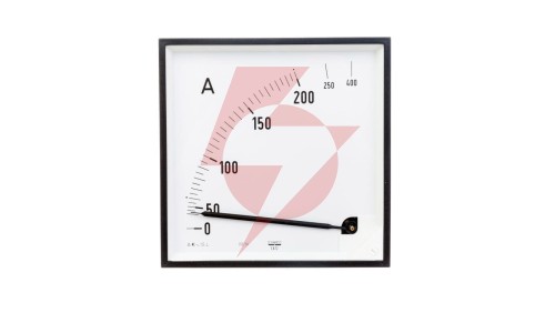 Amperomierz analogowy tablicowy 200/400A do przekładnika 200/5A 144x144mm C3 K=90 st. EA12N F41800000000
