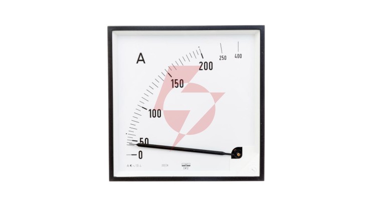 Amperomierz analogowy tablicowy 200/400A do przekładnika 200/5A 144x144mm C3 K=90 st. EA12N F41800000000