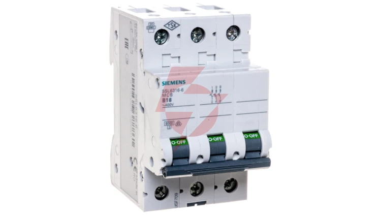 Wyłącznik nadprądowy 3P B 16A 6kA AC SENTRON 5SL6316-6