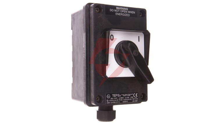 Łącznik 0-1 250V 16A czarny Ex SKX 13/10 IP66 strefa 1,21 oraz 2,22 31-000-9024