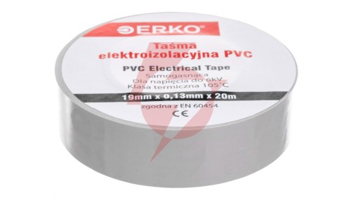 Taśma izolacyjna 19/20 szara TPVC_19-20-SZARA
