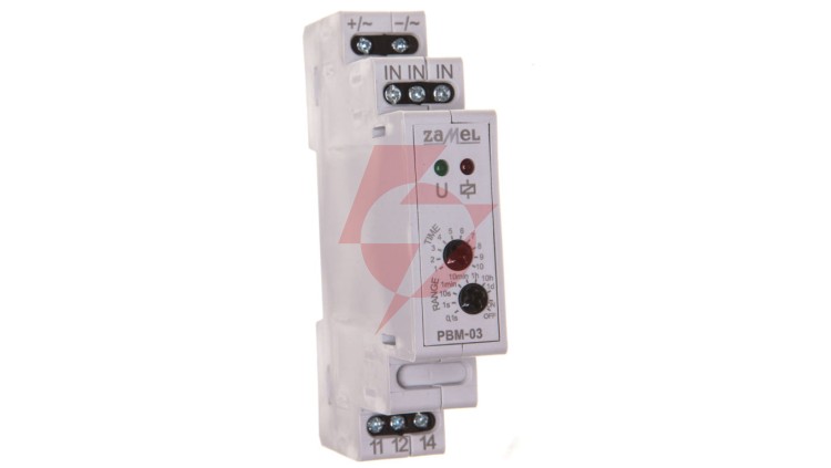 Przekaźnik bistabilny z wyłącznikiem czasowym 24V AC/DC PBM-03/24V EXT10000066