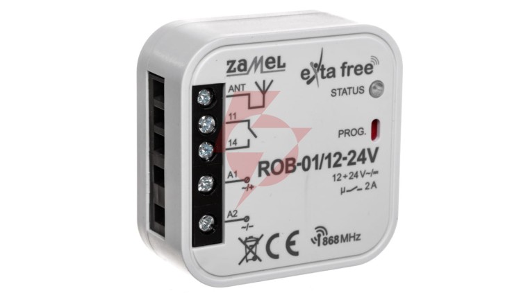 Radiowy odbiornik bramowy ROB-01/12-24V EXF10000039