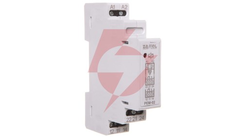 Przekaźnik elektromagnetyczny 12V AC/DC 2x8A PEM-02/012 EXT10000095