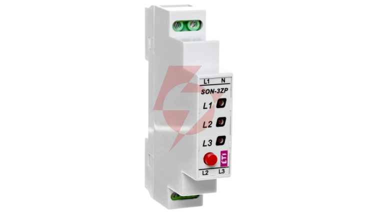 Lampka modułowa 3-fazowy czerwony LED 3x400V z przyciskiem SON-3 ZP 002471410